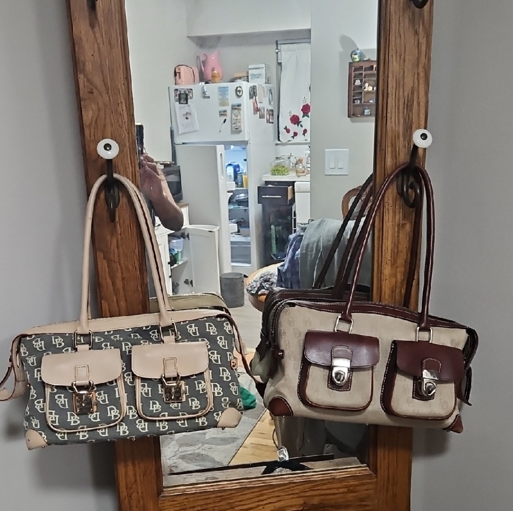 CLEARANCE x2 Set Vintage Dooney & Bourke Zip One Unused Dustbag - Picture 3 of 16